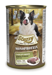 Stuzzy Monoproteína de Ternera Comida Húmeda para Perros Adultos Tarro 400g-1