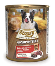 Stuzzy Monoproteína de Carne de Vacuno Comida Húmeda para Perros Adultos Tarro 800g-1