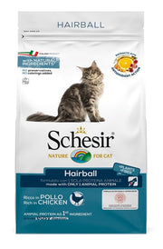 Schesir Croquetas Hairball con Pollo para Gatos Adultos Bolsa 1,5kg-1