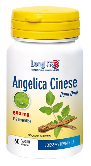 Longlife Angélica China 60 Cápsulas-1