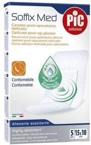 Pic Parche Antibacteriano Soffix Med 10x15cm 5 Piezas-1