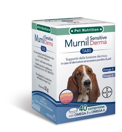 Murnil Sensitive Derma Alimento Complementario para Perros 40 Comprimidos-1