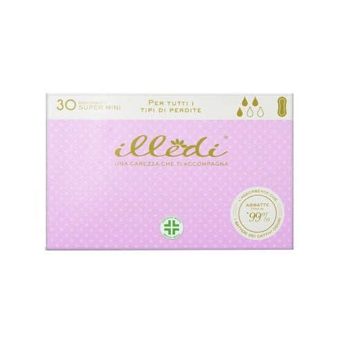 Illedi Super Mini Absorbentes 180mm 30 Piezas-2