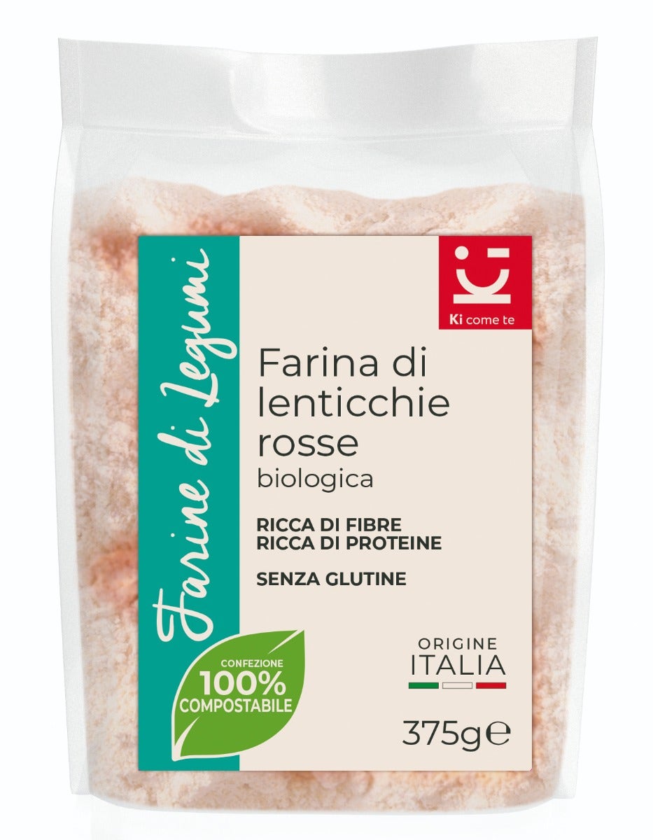 Ki Harina De Lentejas Rojas Descascaradas Sin Gluten 375g-1