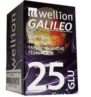 Wellion Galileo 25 Tiras Medidoras De Glucosa-1