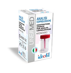 Contenedor de análisis coprológico Idrofil Med Line-1