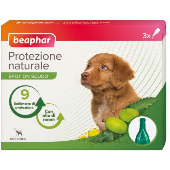 Beaphar Natural Protection Spot On Pesticida Cachorro 3 Pipetas De 1ml-1