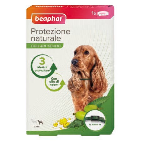 Beaphar Natural Protection Collar Pesticida Perro Pequeño/Mediano 65cm Largo-3