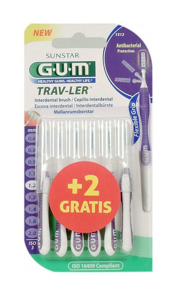 Gum Travler 1512 Limpiapipas 1,2 6 Piezas-1