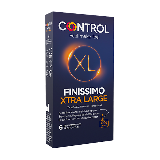 Control Condones Finissimo Original XL 6 unidades