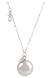 COLLAR CHUPETE BOLA PLATA-1