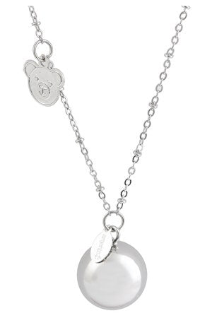 COLLAR OSO BOLA PLATA-1
