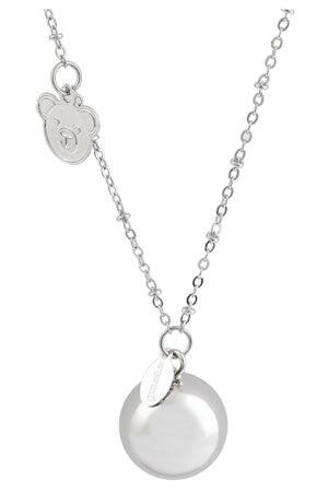 COLLAR OSO BOLA PLATA-2