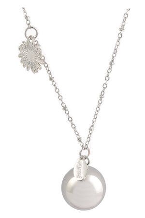 COLLAR SOL BOLA PLATA-2