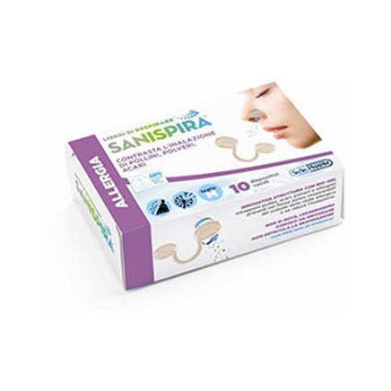 Dispositivo Nasal Sanispira Allergy Talla M 10 Piezas-2