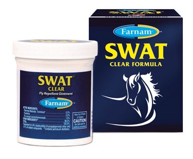 Pomada repelente de insectos Swat Clear Formula para equinos 200g-1