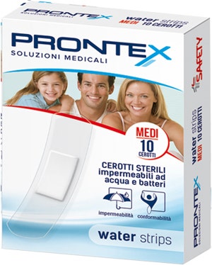 Prontex Medium Water Strips Parches 10 Piezas-1