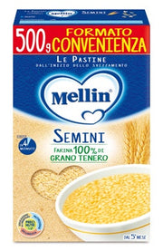 Mellin Pasta Semini Gran Tierna Para Niños 5 Meses + 500g-1