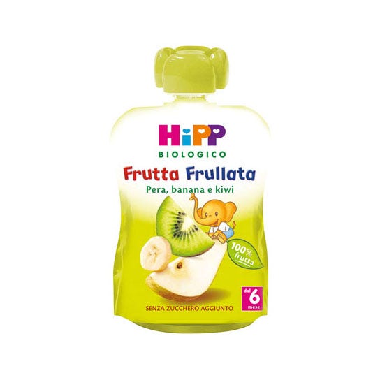 Hipp Bio Fruit Smoothie Pera Plátano Kiwi 90g 6 Meses +-2
