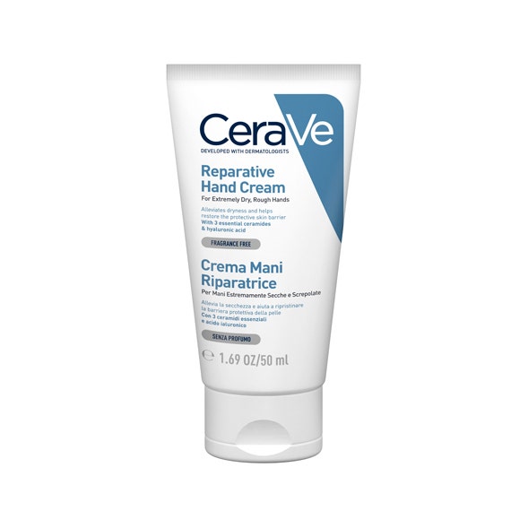 CeraVe Crema de Manos Reparadora Hidratación Intensa Con cido Hialurónico 50ml-2