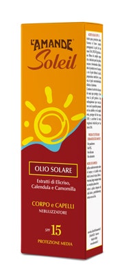 L'AMANDE SOLEIL SPF15 OL 125ML-1