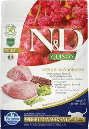 Farmina Natural & Delicious Quinoa Control de Peso Cordero Brócoli y Espárragos Alimento Seco para Gatos 300g-1