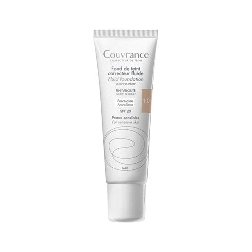 Avene Couvrance Fluid Corrector Foundation 1.0 Porcelana 30ml-2
