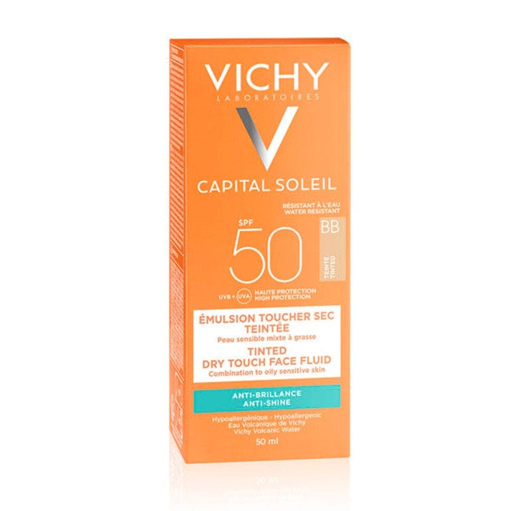 Vichy Ideal Soleil BB Emulsión Coloreada Efecto Seco Y Mate SPF 50 50ml-4