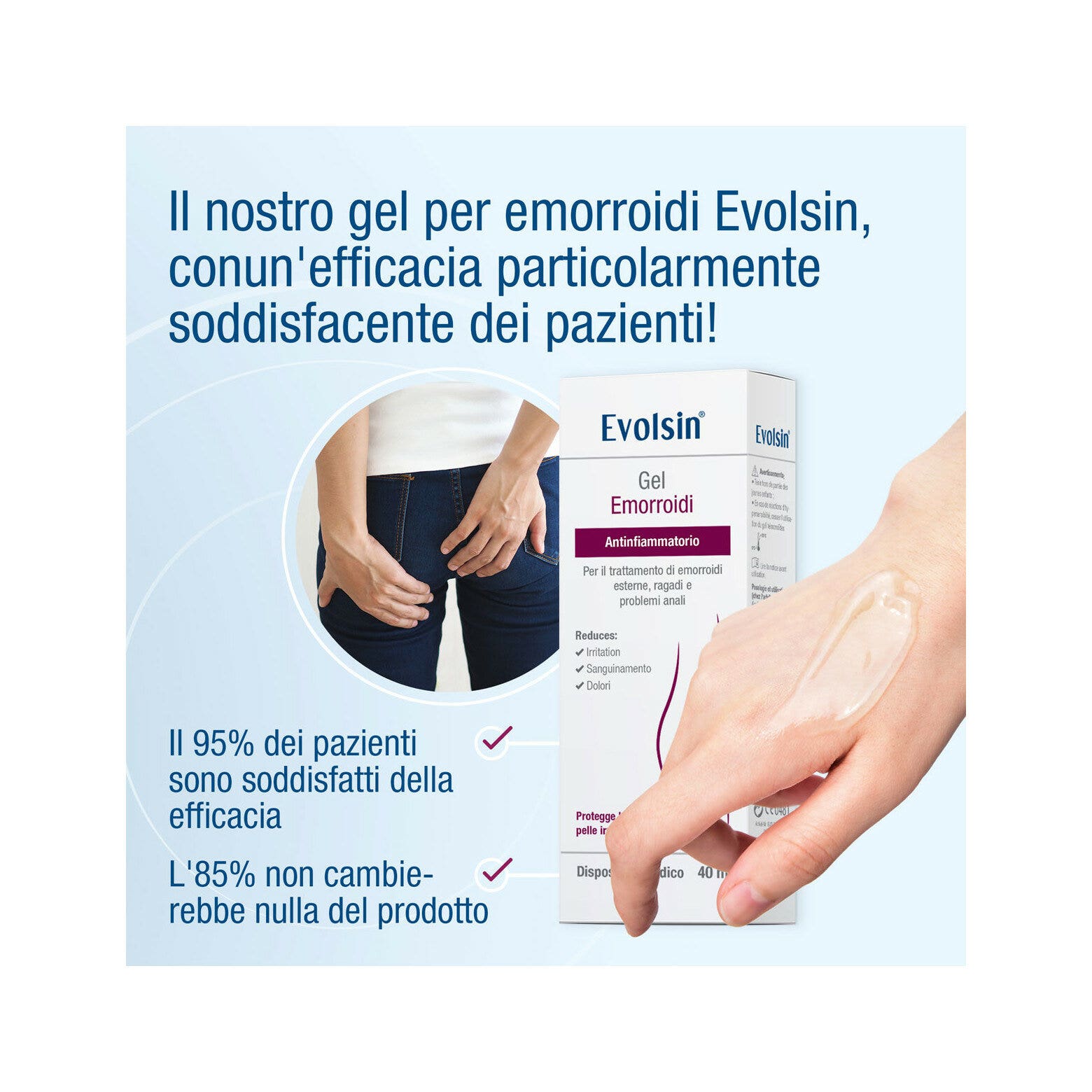 Evolsin Gel para hemorroides 40 ml