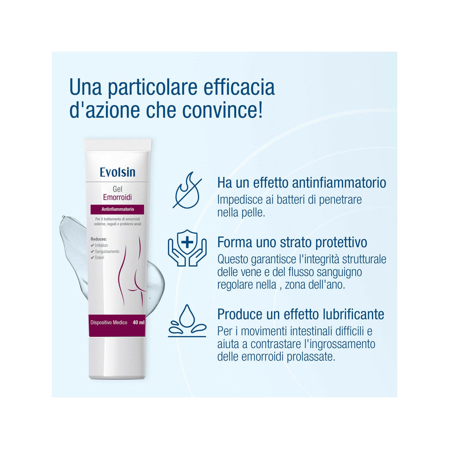 Evolsin Gel para hemorroides 40 ml