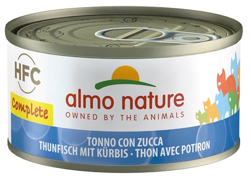 Almo Nature HFC Complete Atún con Calabaza Comida Húmeda para Gatos Adultos Lata 70g-1