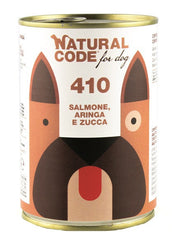 Natural Code For Dog 410 Salmón Arenque Calabaza 400g-1