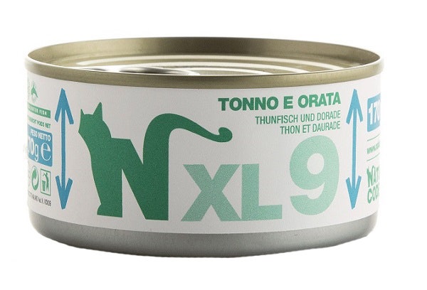 Natural Code XL9 para Gatos Adultos Atún y Dorada 170g-1