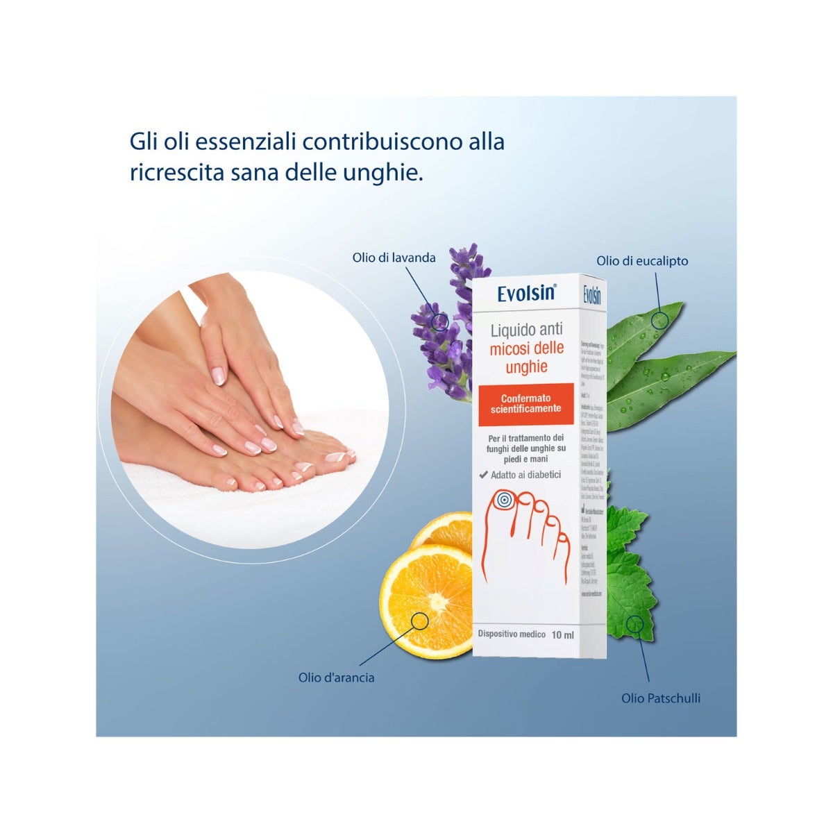 Evolsin Líquido Antimicótico para Uñas 10 ml