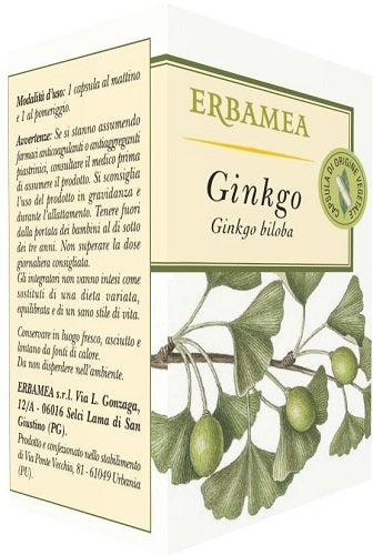 Erbamea Ginko 50 Cápsulas Vegetarianas-1