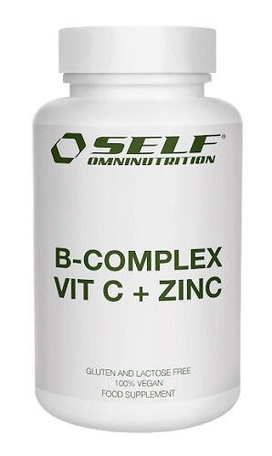Self Omninutrition Complejo B Vitamina C + Zinc 60 Cápsulas-1