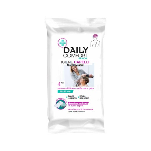 Daily Comfort Senior Champú Paños 4 Piezas-2