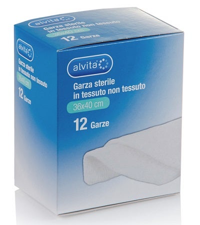 Alvita Gasa Esteril 36x40cm 12 Piezas-1