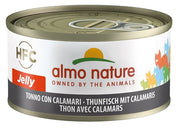 Almo Nature HFC Jelly Comida Húmeda Atún Y Calamar Para Gatos Adultos Lata 70g-1