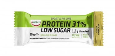 Barrita Equilibra Protein Low Sugar Barrita Vainilla 35g-1