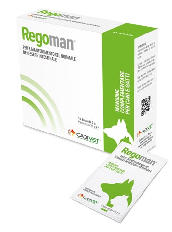 Regoman Pienso Complementario Bienestar Intestinal / Animales Con Sobrepeso 10 Sobres De 2g-1