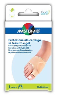 Master Aid Protección Hallux Valgus En Tela Gel 88x88x6 mm-1
