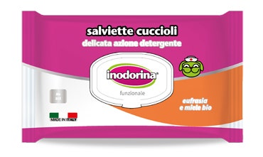 Inodorina Toallitas Limpiadoras Funcionales para Cachorros para Perros/Gatos 40 Unidades-1
