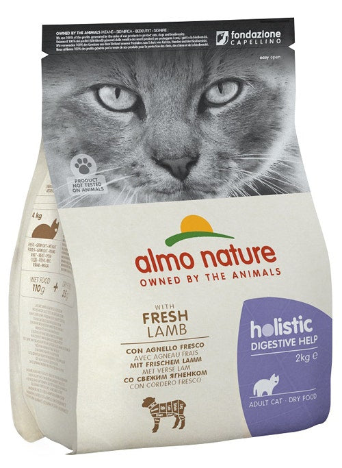 Almo Nature Holistic Functional Digestive Help Cordero Pienso para Gatos Adultos Bolsa 2kg-1