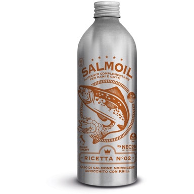 Necon Salmoil Receta 2 Alimento Complementario para Perros / Gatos 500ml-2