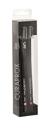 Curaprox Black Is White 2 Cepillos de Dientes Negro-1