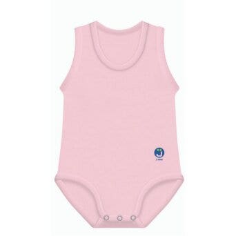 J Bimbi Body Neonato Senza Maniche In Cotone Bio 0-36Mesi Rosa