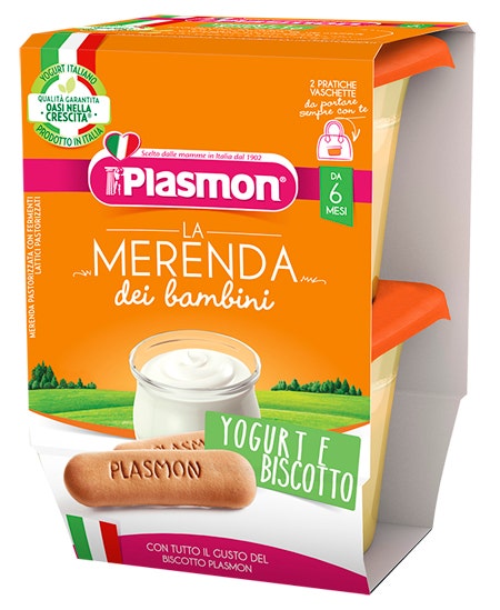 Plasmon Snack Galletas De Yogurt 2x120g-1