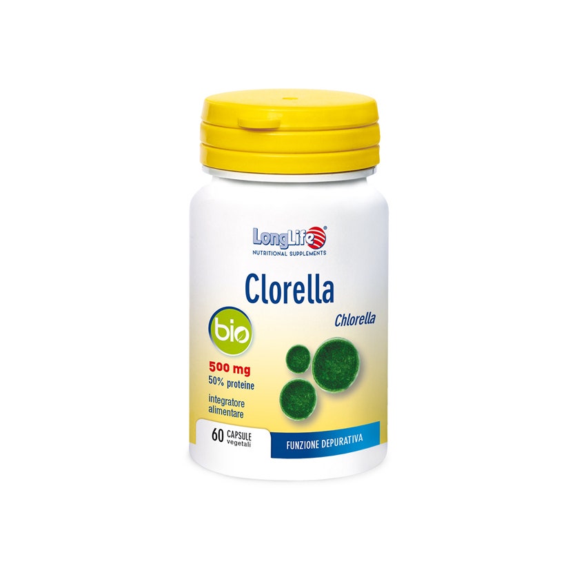Clorella LongLife 500 mg 60 Cápsulas-2