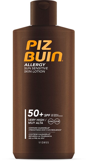 Piz Buin Leche Corporal Fluida Alergia SPF 50+ Muy Alto 200ml-1